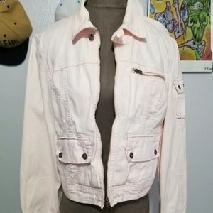 Tonmy Hilfiger light pink women's jacket size larg